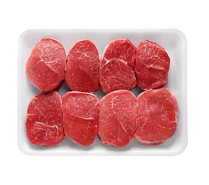 Beef Chuck Mock Tender at a great value. This steak has a great flavor that tastes best when sliced thin. Cook this chuck steak in a sauce or a gravy to bring out the best of it on your dinner table. [ 2.75 lb , 44 oz ]