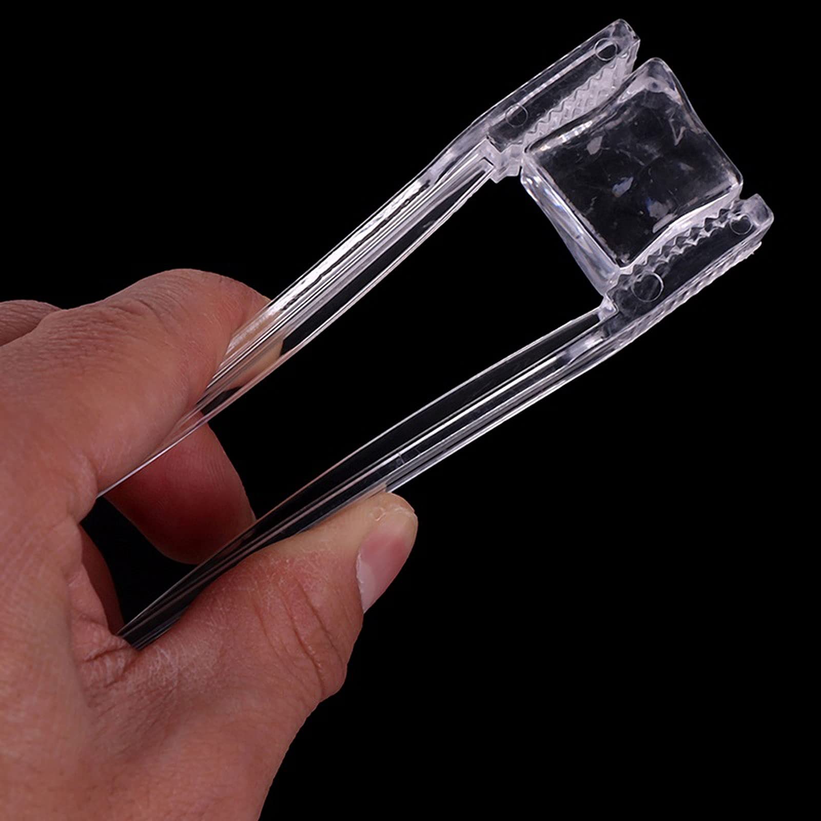 Pinzas de Cocina, 1 Pieza, Pinzas de Hielo Transparentes de plástico, 16cm, Comida, Ensalada, Buffet, Pan Dulce, Clip para Pastel, Boda, Bar, Recuerdo de Fiesta (1 ud.)