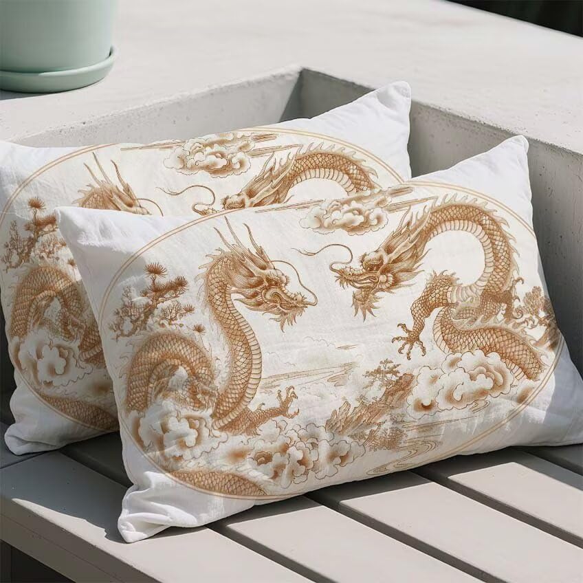 Coussin extérieur imperméable 60x90 texturé lin avec impression double face - 2
