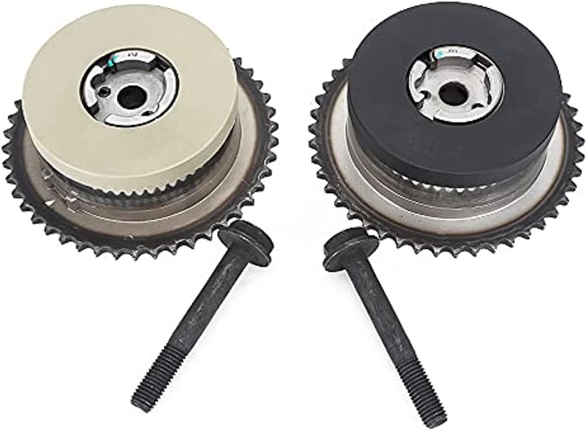 Pair Engine Variable Timing Sprocket Cam Camshaft Phaser Gear 12578515 12578516 Fit for 10-14 BUIC-K,06-12 CHEV-Y,06-10 PONTIA-C,06-09 SATUR-N 2.0L 2.4L