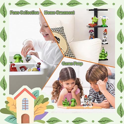 Miniatura 4 de Juego de figuras de acción 10 piezas de mini figuras juguetes de PVC de la serie Genqiang Surprise Game Series para niños y fanáticos ideal para