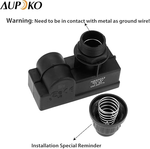 Miniatura 4 de Aupoko Kit de encendido doble, encendedor electrónico, encendedores de parrilla de gas propano con doble electrodo de encendido, cable de bujía de