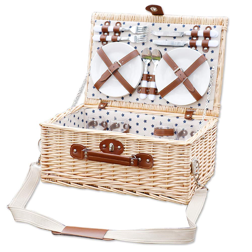 Buy Spring Camping Rattan Picnic Basket/Portable Outdoor Picnic Basket