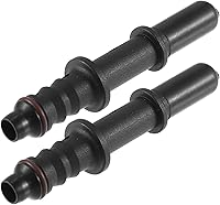 Vista 1 de X AUTOHAUX 2 unidades de 0.311 in-ID6 manguera de combustible para automóvil, adaptador de desconexión rápida, conector de conexión EFI, plástico