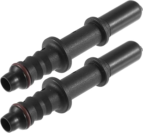 X AUTOHAUX 2 unidades de 0.311 in-ID6 manguera de combustible para automóvil, adaptador de desconexión rápida, conector de conexión EFI, plástico de