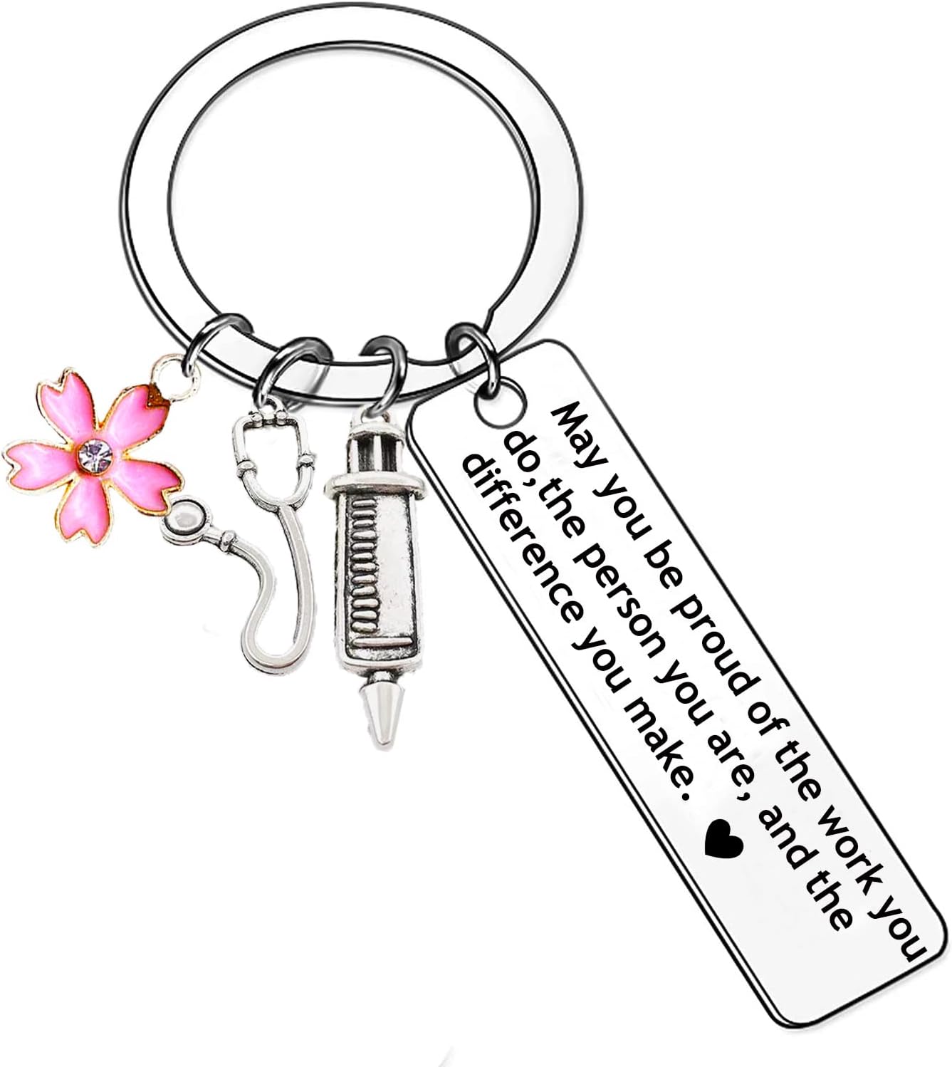 Keyring Nurse Gifts Medical Nurse keychain Gift for Birthday Christmas Thanksgiving Day Nurse Gifts Keychain,Student Nurse Gifts Keychain Graduation Gifts Nurses Day Gift Keyring