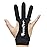 Archery Gloves Shooting Hunting Leather Three Finger Protector for Youth Adult Beginner - L