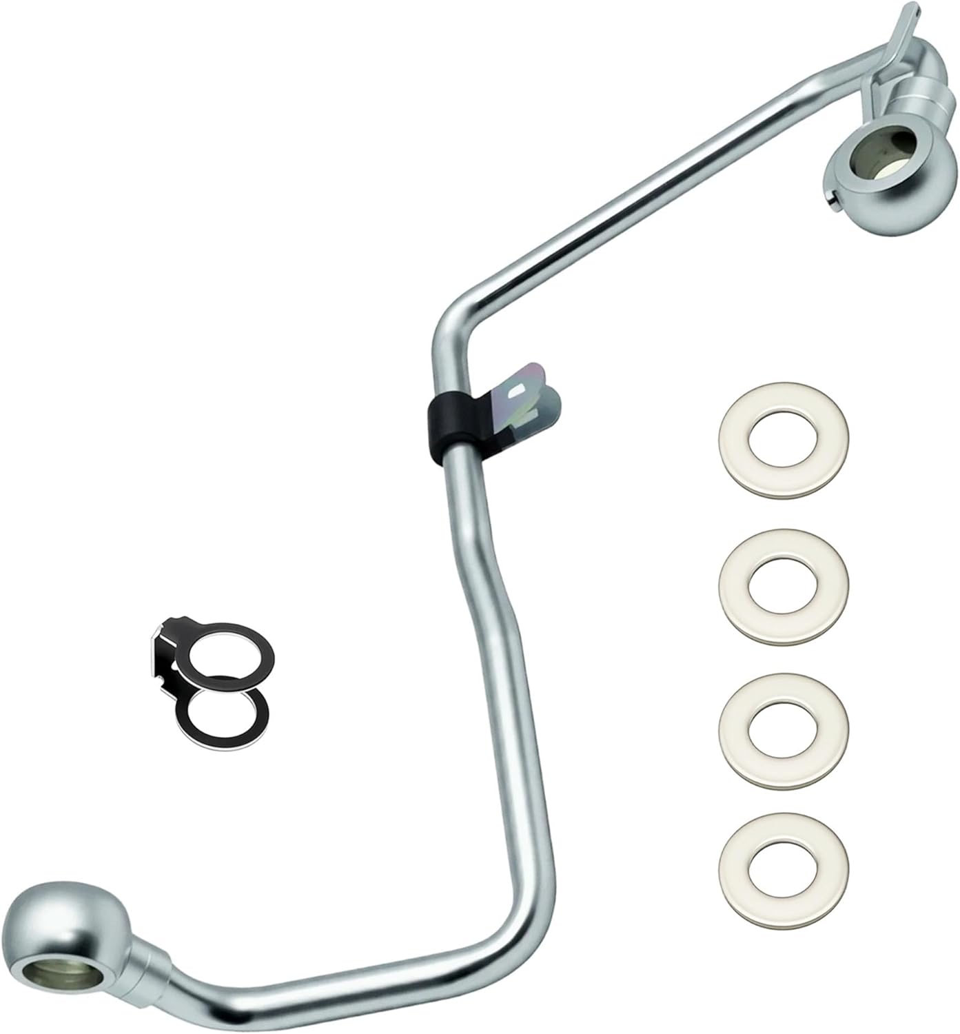 Oil Cooler Line and Gasket Kit Fit for Toyota Venza for Sienna for Highlander for RAV4 for Camry for Avalon 2009-2018 Replaces 15772-31030 90430-16016 90430-16017