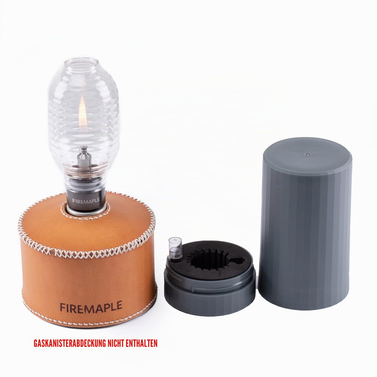 Fire-Maple Firefly Camping-Gaslaterne | Einstellbare Helligkeit Beleuchtung und Campinglampe | KEINE Glühstrümpfe erforderlich | Tragbare Outdoor-Kraftstoff-Zeltlaternen | Propan- und Butan-Gaslampen