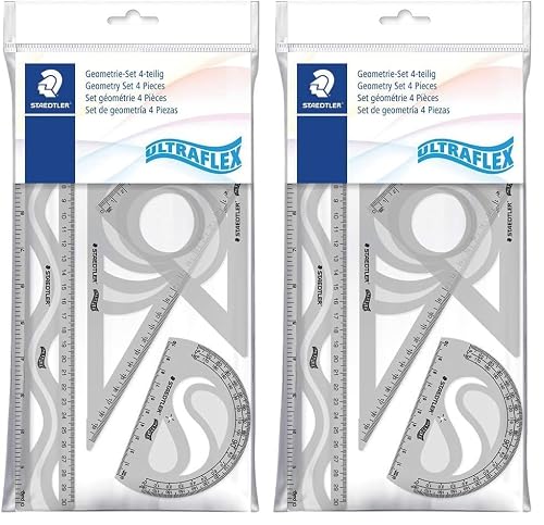 Set de géométrie Staedtler Ultraflex 4 pièces ambidextère - vue 2