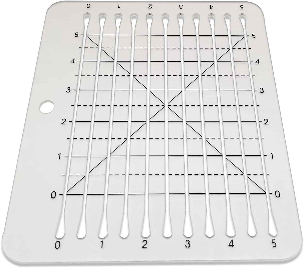 YICBOR Charming Shape Cut Quilting Ruler and Template 