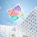 5-in-1 Laundry Detergent Pods, 30 Wash Dissolvable Liquid Capsules for Top & Front Load Washing Machines - Tough Stain Removal, Odor Control, Brightening Formula with Floral Fragrance gallery image