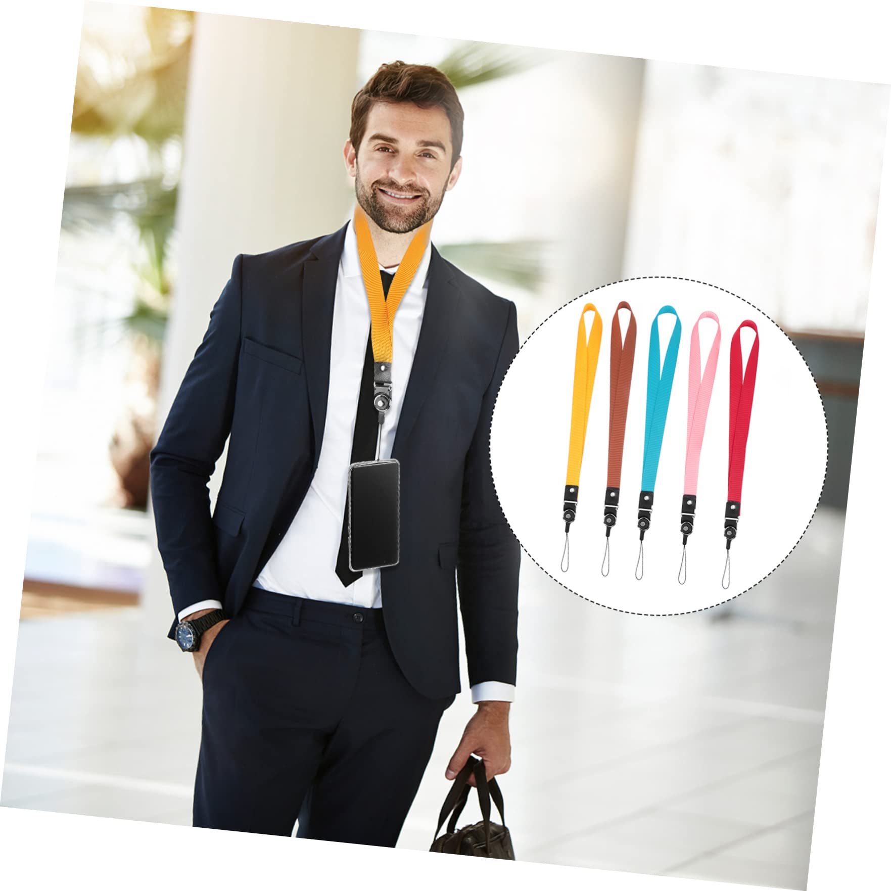 Gatuida 18piezas Lanyards Para Teléfonos Móviles De Cuerdas Antideslizantes Para Colgar Prácticos Accesorios Para Ciclismo y Senderismo Diseño Desmontable y Conveniente
