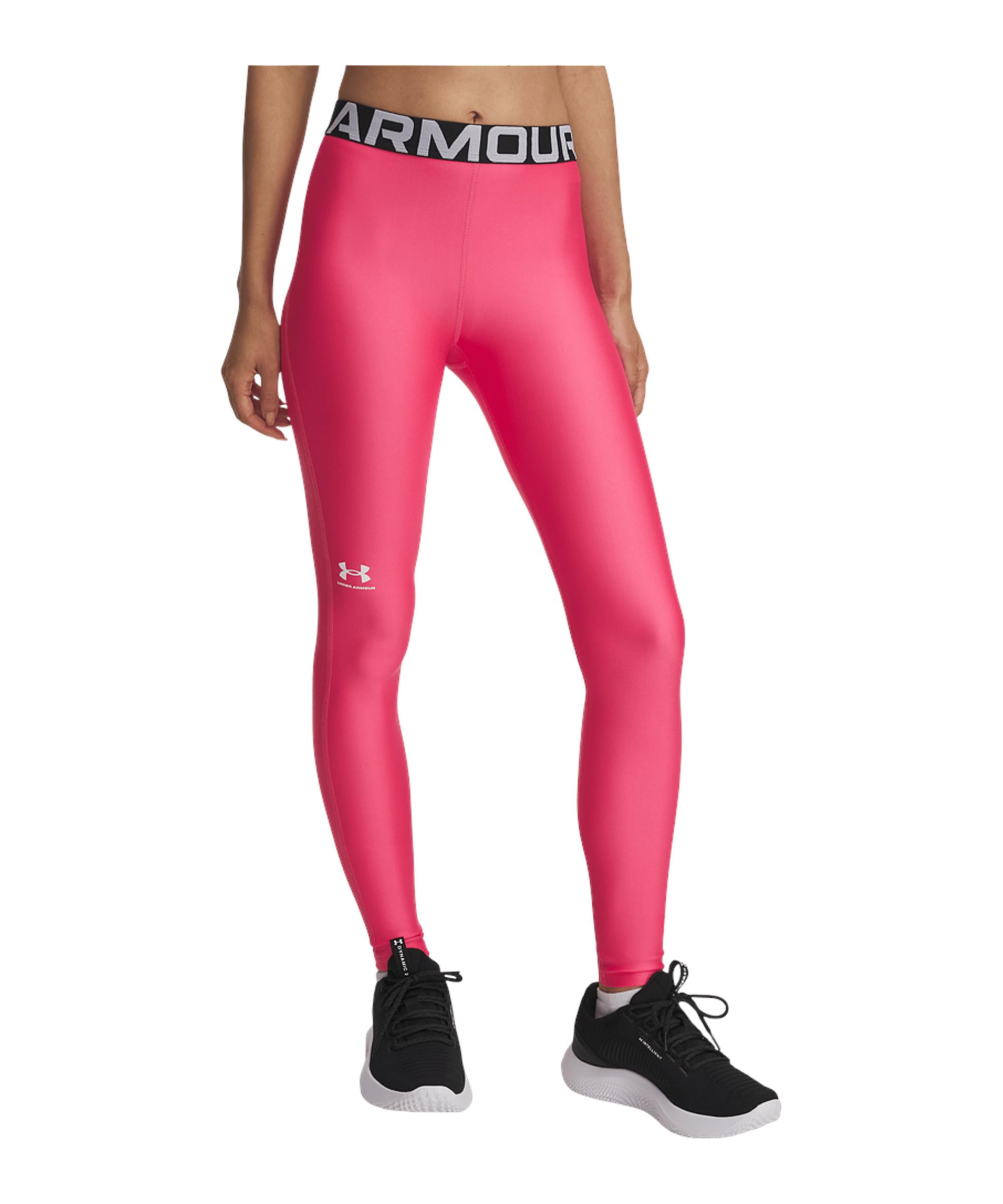 UNDER ARMOUR Womens Training Heatgear Tights, Pink, Size Xs, Women