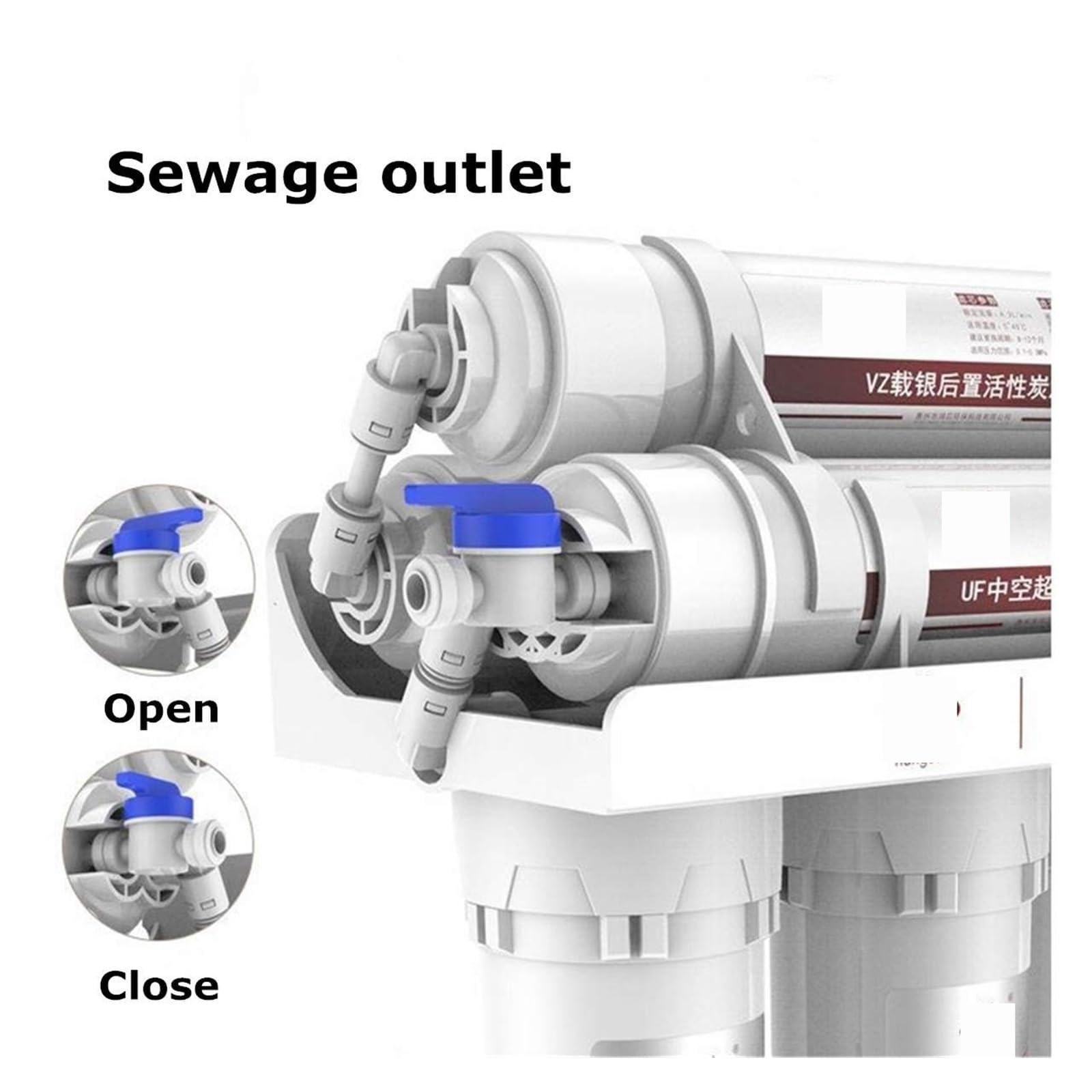 System filtrów wody, 6- System filtrów wody UF domowy kran oczyszczający, gospodarstwa domowego Ultras filtracja wody filtr kuchenny domowy oczyszczacz filtry do wody,Pod Filtrem Wody Zlewu