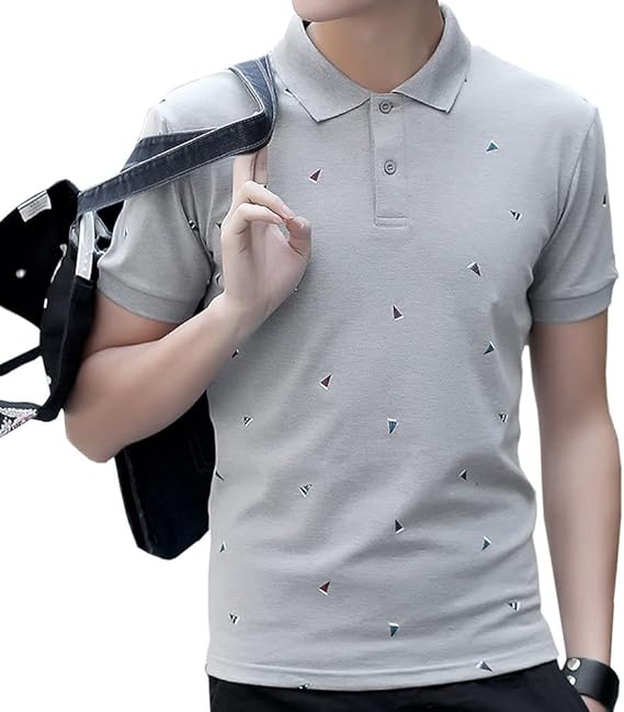 Amazon Co Jp Kmazn スキッパーポロシャツ メンズ Tシャツ カットソー 半袖 無地 トップス カジュアル コーデ 黒 白 春 夏 秋 ゴルフ ファッション