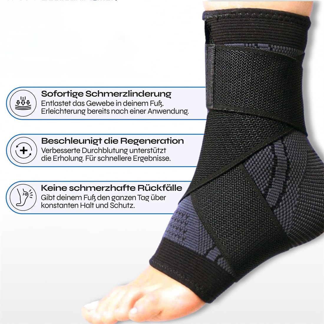 Striede ActiveSole 2.0 Bandage Knöchelstützstrümpfe mit Druckband