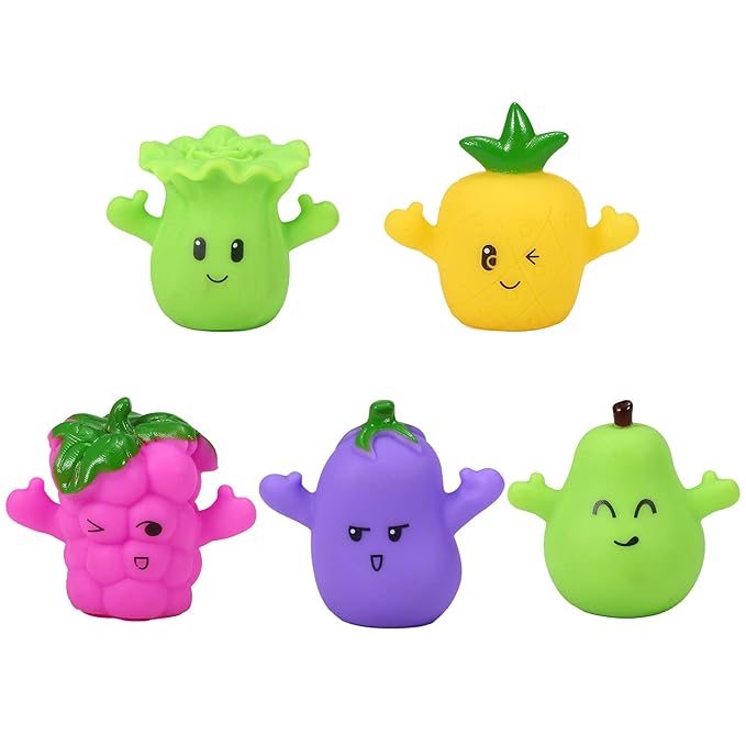 Ankeer 5pcs Rubber Finger Toy Finger Puppet Rubber Finger Puppet