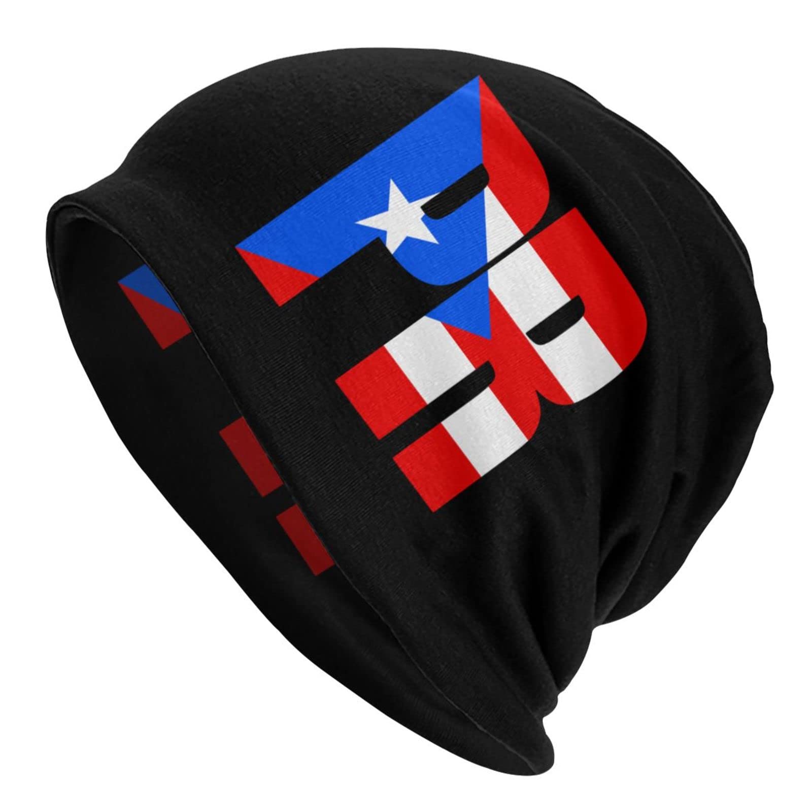 CUTEDWARF Puerto Rican Flag Beanie Skull Caps Knit Hat Soft Balaclava Baggy Hats Outdoor for Mens Womens