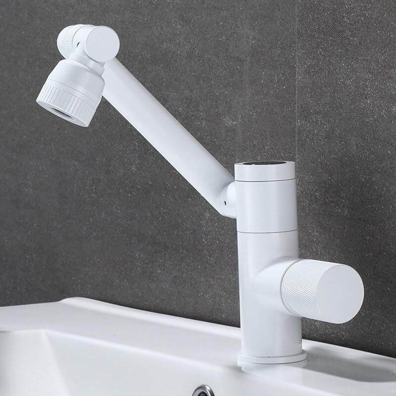 Robinet de vanité intelligent LED en laiton contre les brûlures d'eau chaude en salle de bains
