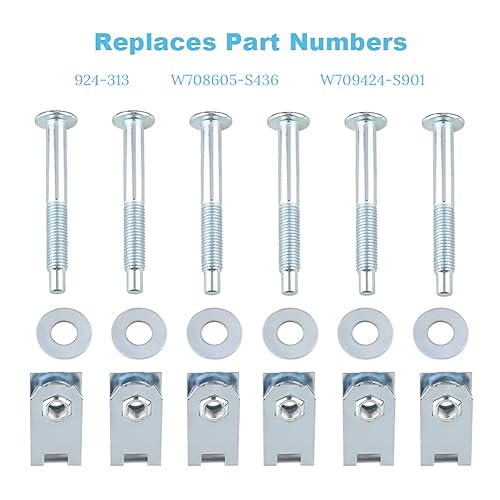 Miniatura 4 de Kit de tornillería de tuerca de montaje de caja de camión compatible con Ford F150 1997-2012, Ford Lobo Pickup 1997-2012, Lincoln Mark LT 2006-2008