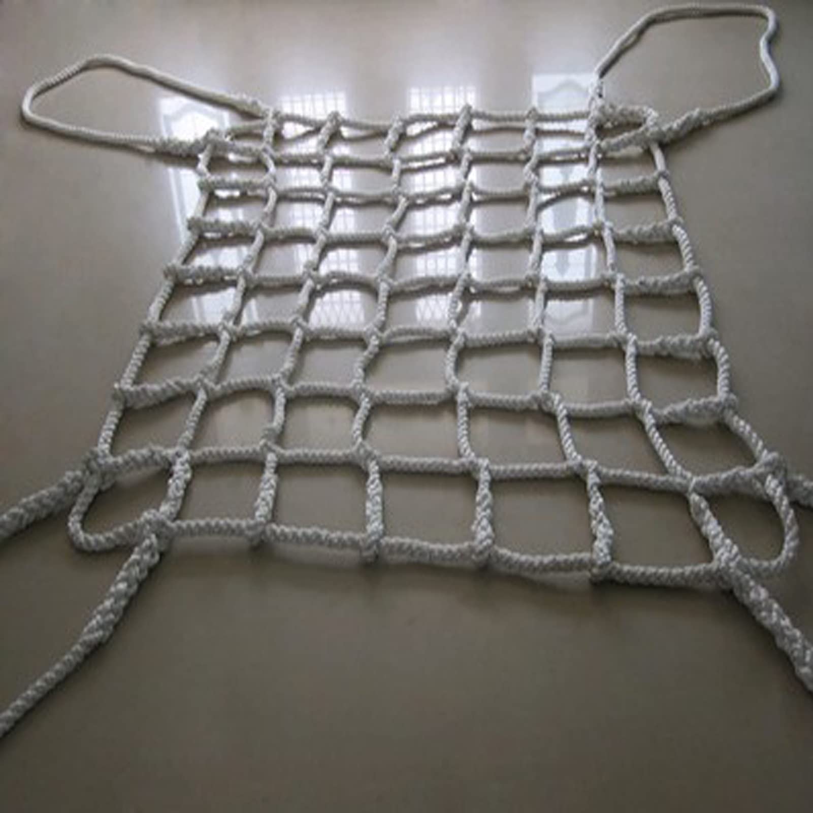 NZPOST Hebenetz, Nylon-Hebe-Frachtnetz, Paletten-Frachtnetz, Bungee-Frachtnetz, Sicherheit, Reißfestigkeit, stark (1 x 1 m/Last: 150 kg)