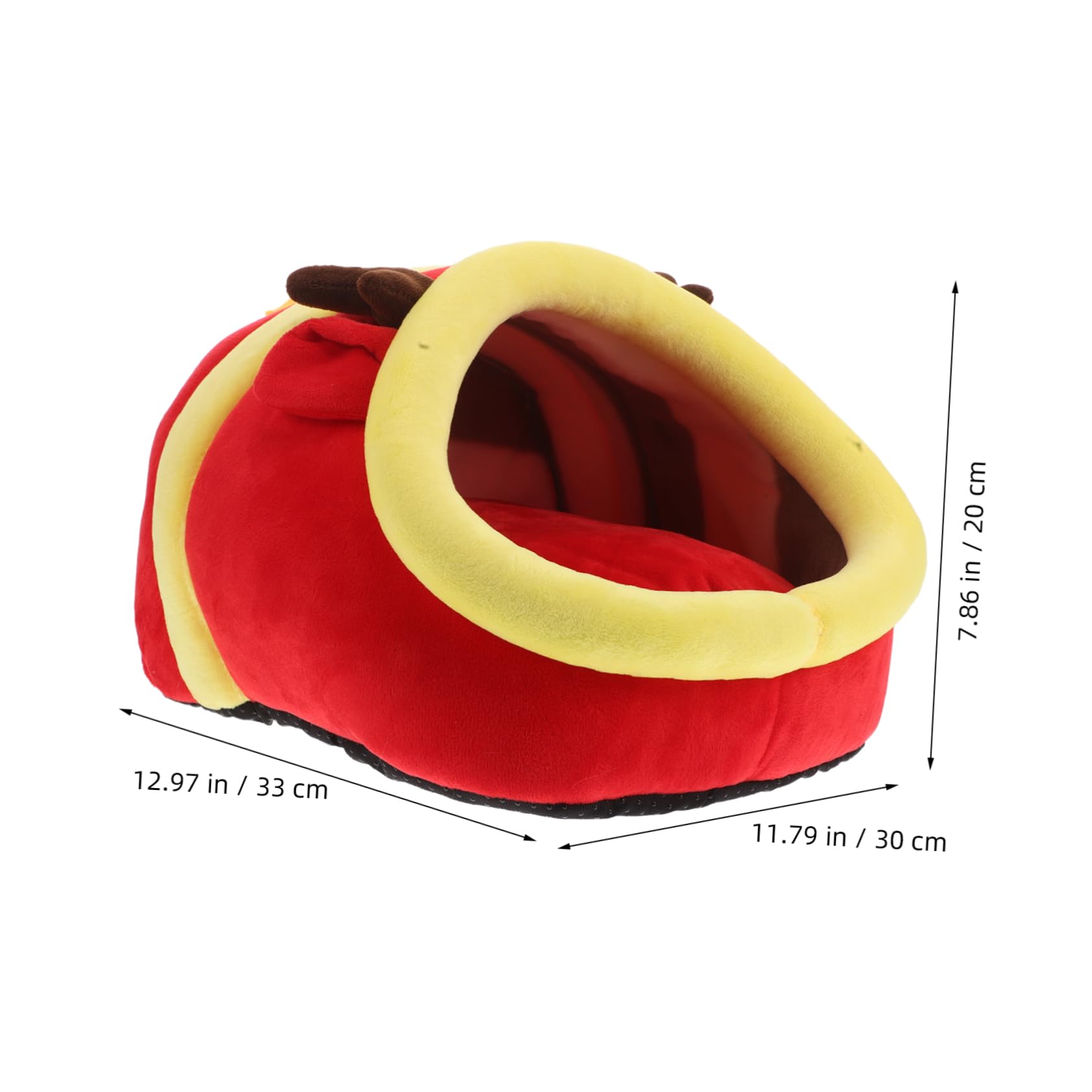 Toyvian pour Hamster et Petits Animaux Lit en Tissu Chaud Maison Confortable pour et Écureuils Nid Lavable et Solide Fournitures pour Animaux de Compagnie