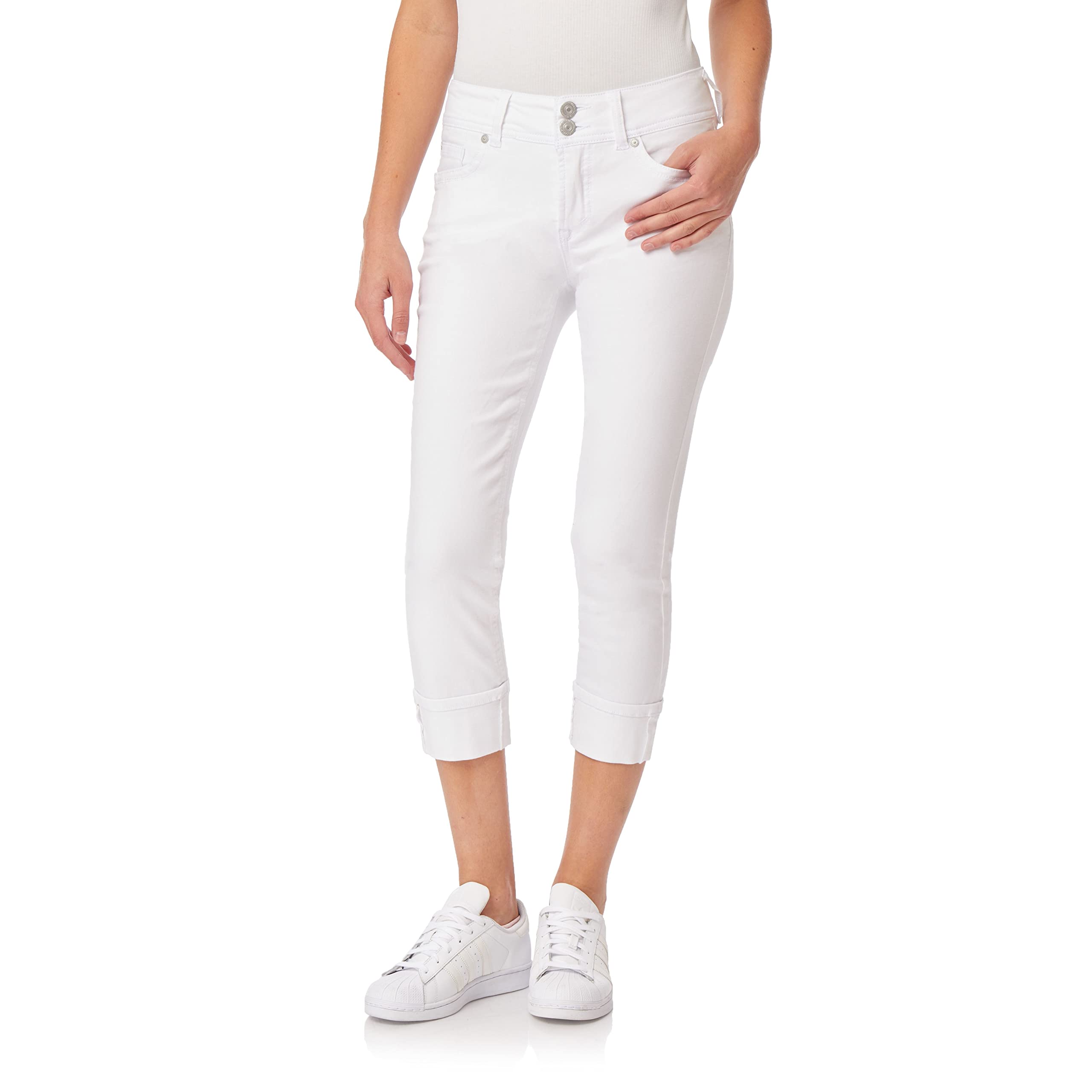 Luscious Curvy Cropped Jeans for Women