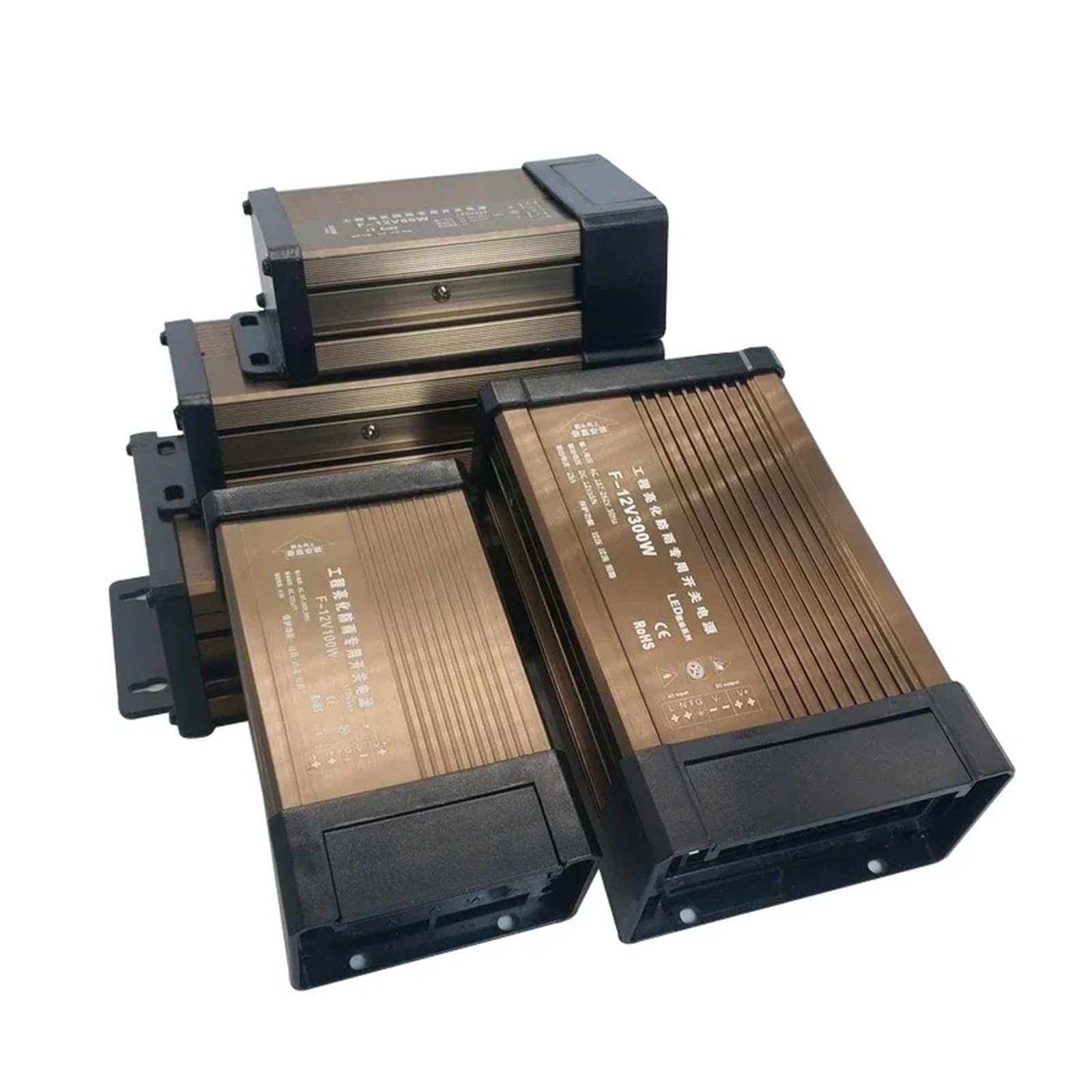 Alimentation AC DC 5V 70A boîtier en aluminium renforcé et résistant aux intempéries