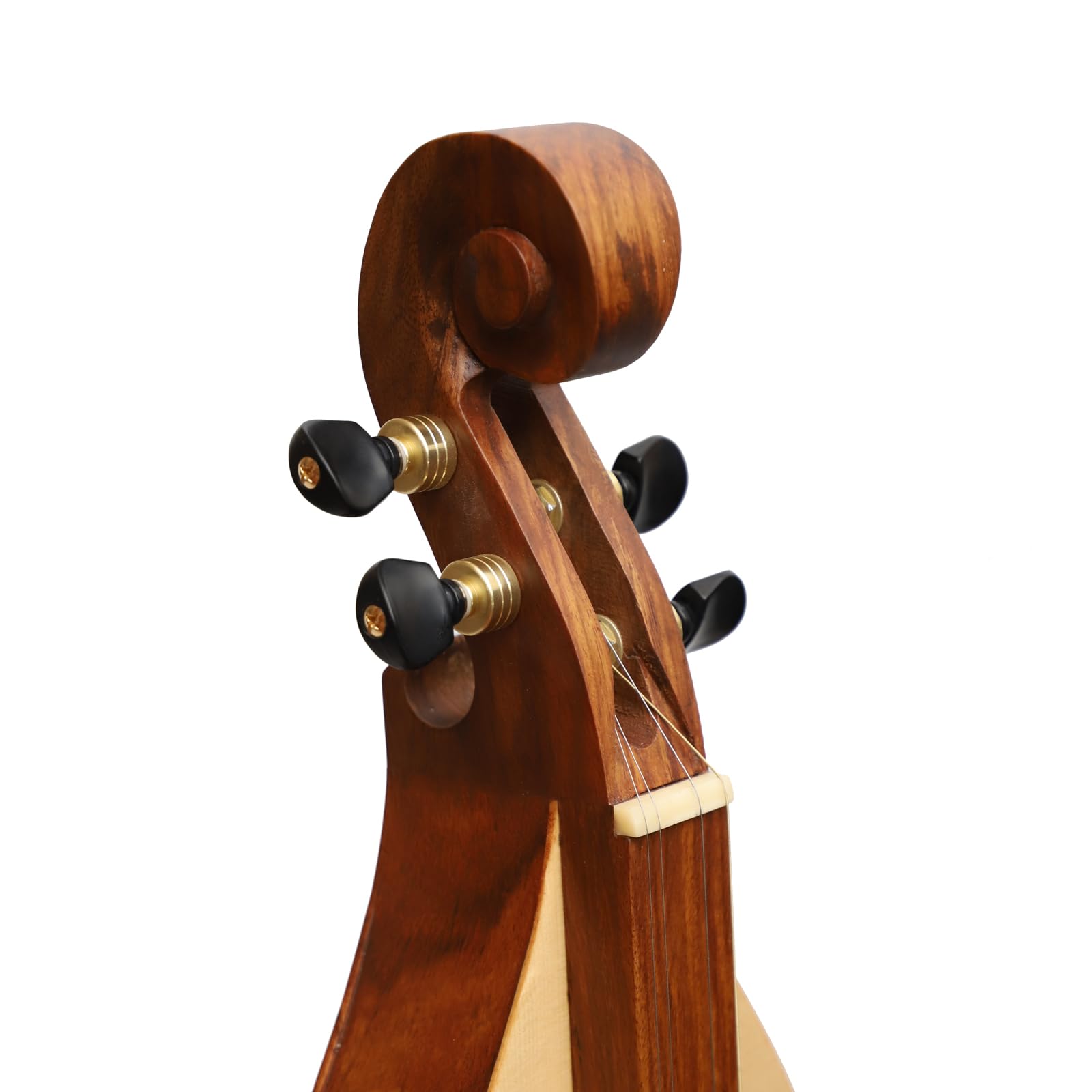 4 Saiten BergduLCIMER F-Loch Rosenholz