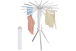 Tripod Clothes Drying Rack: Compact and Foldable Drying Solution for Efficient Laundry Care
