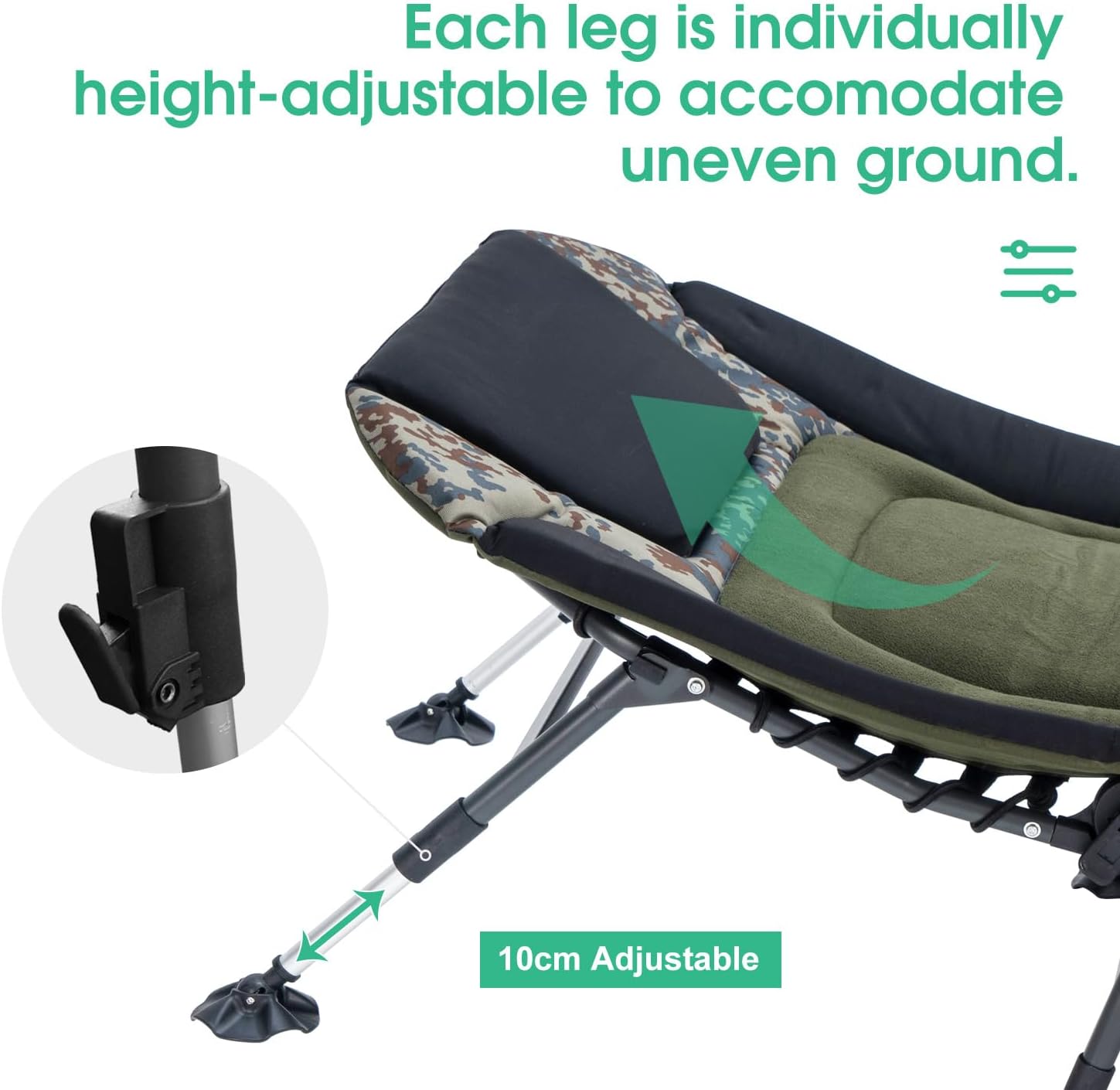 Folding Cots For Sale XXL Camping Cot For Adults 330Lbs With Carry