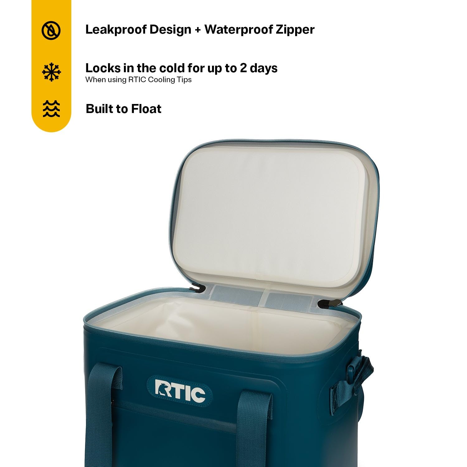 RTIC 30 Can Ultra-Tough Soft Cooler, 20 Qt, Leakproof, Waterproof