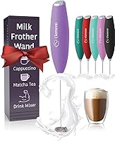 Vista 14 de Elementi Mezclador de bebidas de mano - Agitador eléctrico y potente varita mezcladora de polvo de proteínas, mini varita espumadora fácil de usar