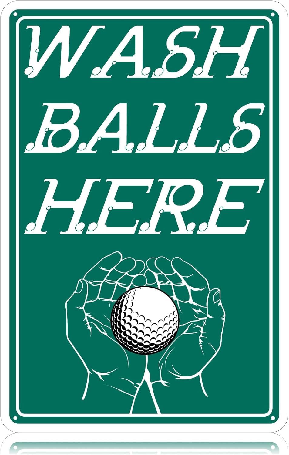 Yepyayqvk Tin Sign 644 Wash Balls Here Golf Sports Metal Signs Funny Vintage Tin Sign Wall Art Decor Iron Poster For Home Farmhouse Bar Cafe Pub Garage Gifts 6X8 Inch