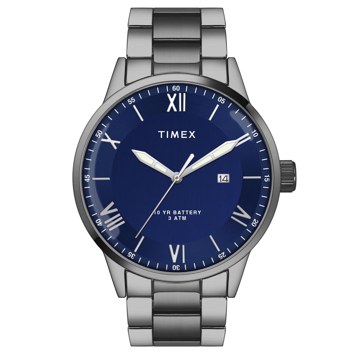 See full amazon price history chart for TIMEX Men Stainless Steel Blue Round Analog Dial Watch- Tweg19920, Band Color-Gray TIMEX Men Stainless Steel Blue Round Analog Dial Watch- Tweg19920, Band Color-Gray (B0CQRPR6LR) Amazon Price History, Amazon Price Tracker