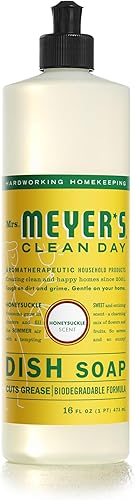 Miniatura 7 de Mrs Meyers Clean Day - Jabón líquido para vajilla aroma a albahaca botella de 16 fl oz