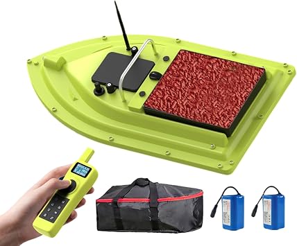 Smart Bait Fishing Boat Gps Positioning Can Measure Water Temperature and Water Depth, Auto Return, 500M Remote Control Bait Delivery Boat Load 2.5kg