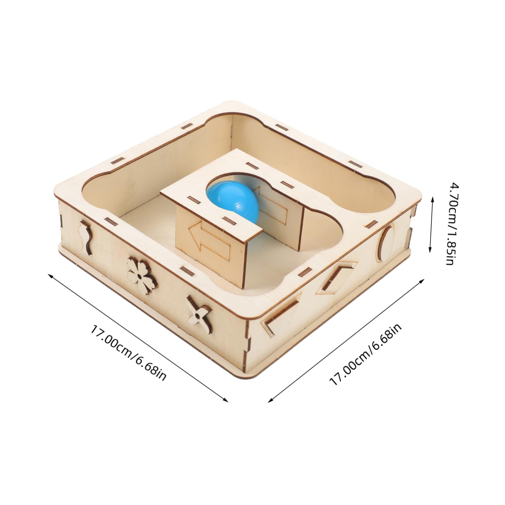 Balacoo Hamster Maze Toy Guinea Pig Tunnel Wooden Construction Decorative Hideout Versatile Small Pet Toy