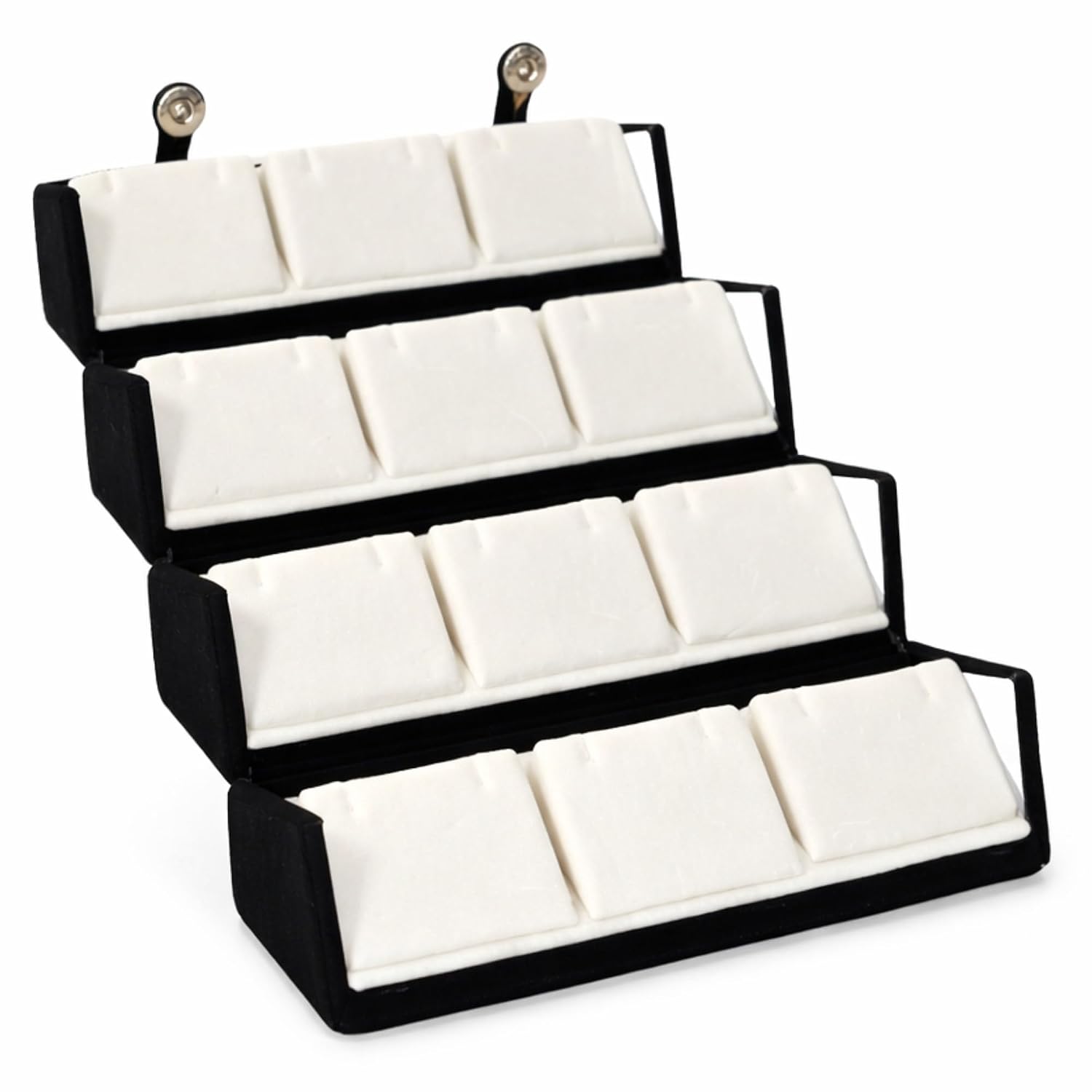 COURAGE ; BE THE CHANGE Courage12 Pair Velvet Earring Organizer Box – Foldable Jewelry Storage Case with Soft Padded Slot... - Review, Price and Buying Guide