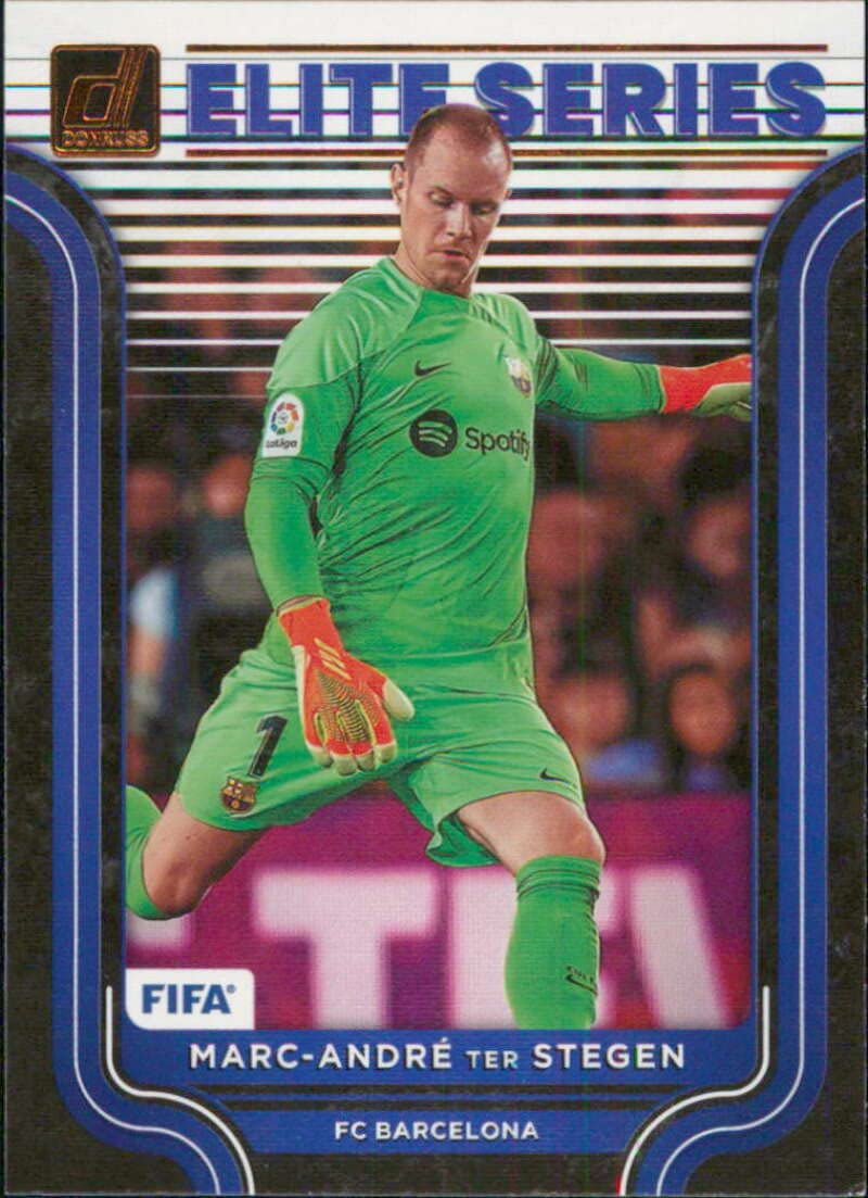 2022-23 DONRUSS FIFA ELITE SERIES #8 MARC-ANDRE TER STEGEN FC BARCELONA SOCCER OFFICIAL TRADING CARD OF SOCCER