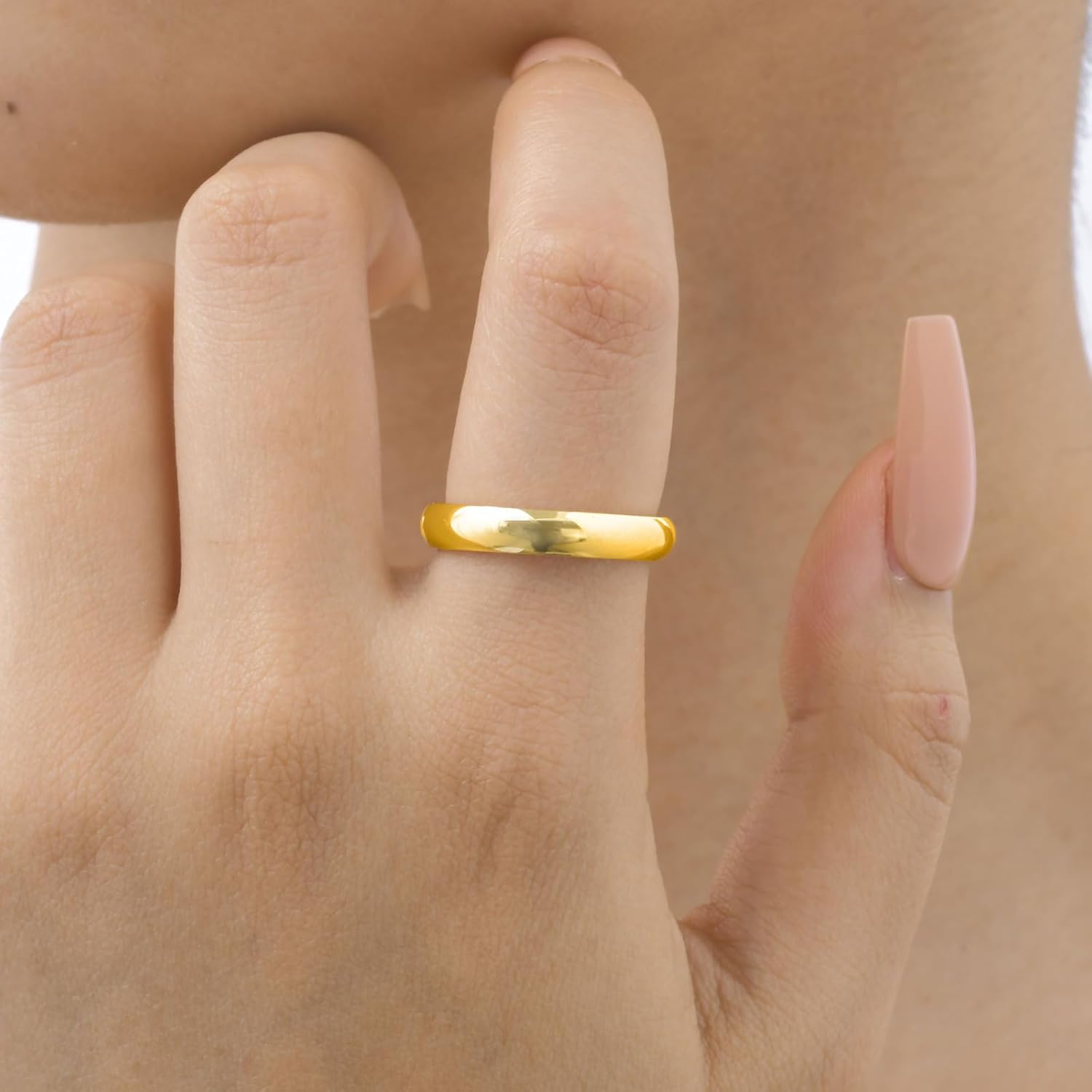 Classic 2mm 4mm 6mm Tungsten Carbide Wedding Band Ring For Men Women Silver/Black/Gold/Rose Gold/Rainbow Domed High Polish Tungsten Ring Comfort Fit Size 5-12 - Image 2