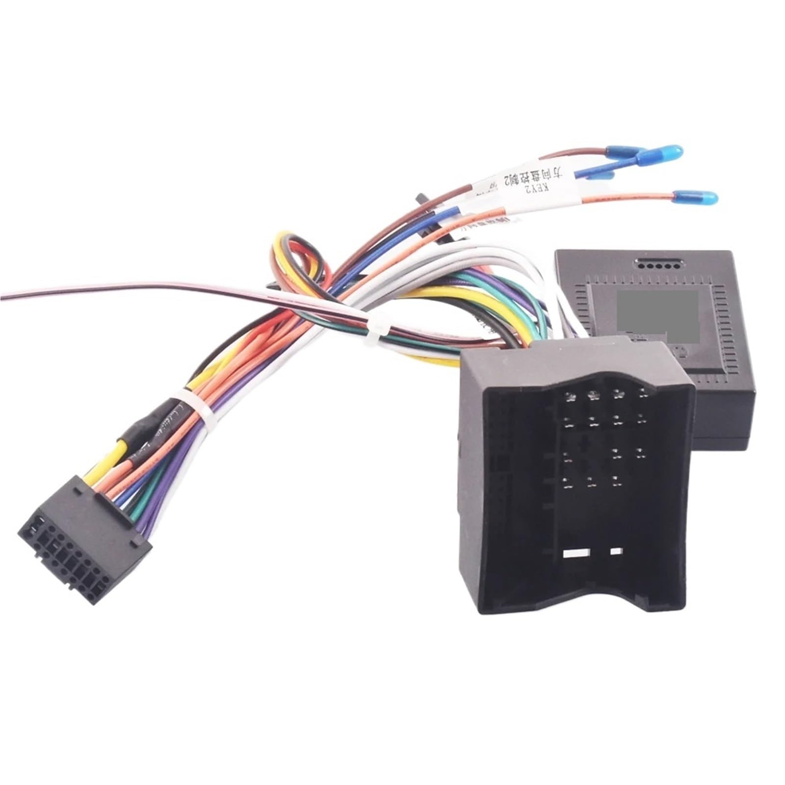 Arnés de cableado de Radio de Coche Adaptador de Cable de arnés de cableado estéreo for Radio de Coche Android de 16 Pines for VW, Golf MK5 MK6 V Vi, Polo, Passat, TIGUAN y Touran.(with Canbus)