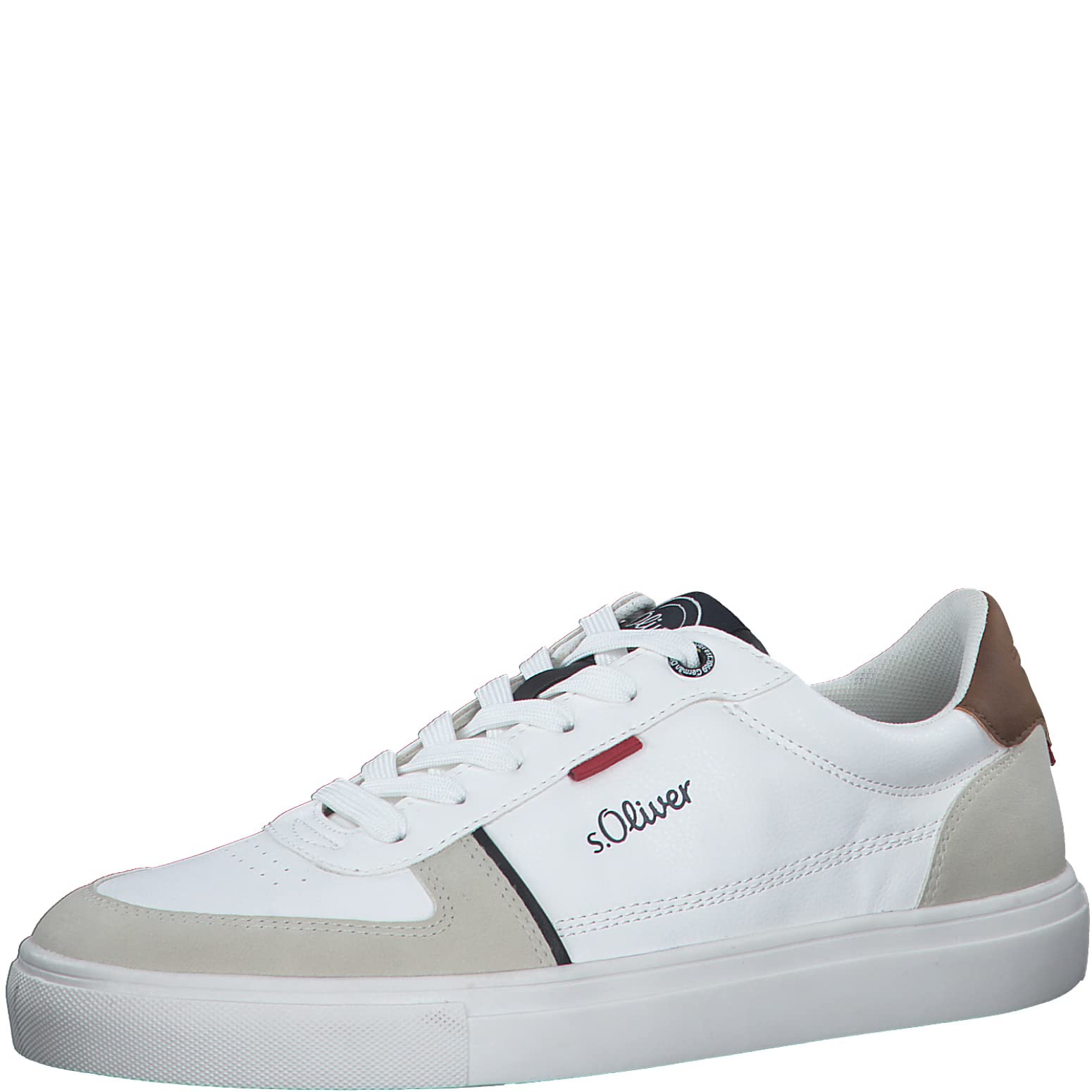 s.Oliver Men's 5-5-13621-30 Trainers, White Comb 5 13621 30 110, 8 UK