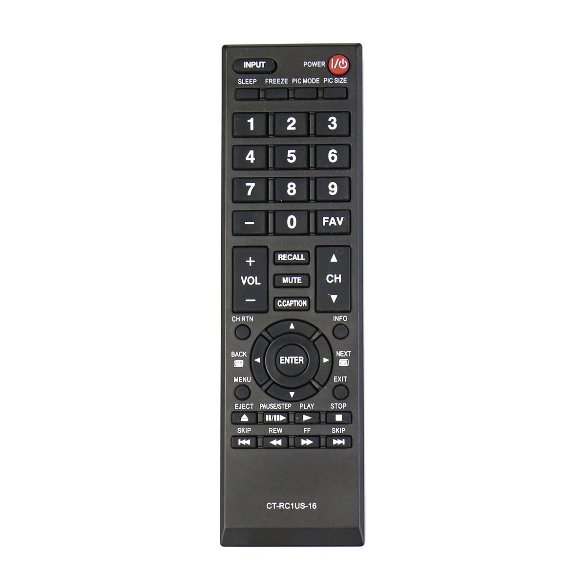 CT-RC1US-16 Replacement Remote Control Sub CT-90325 Applicable for Toshiba TV 40L310U 32L110U 49L310U 55L310U 43L310U 40L310U 28L110U 65L350U