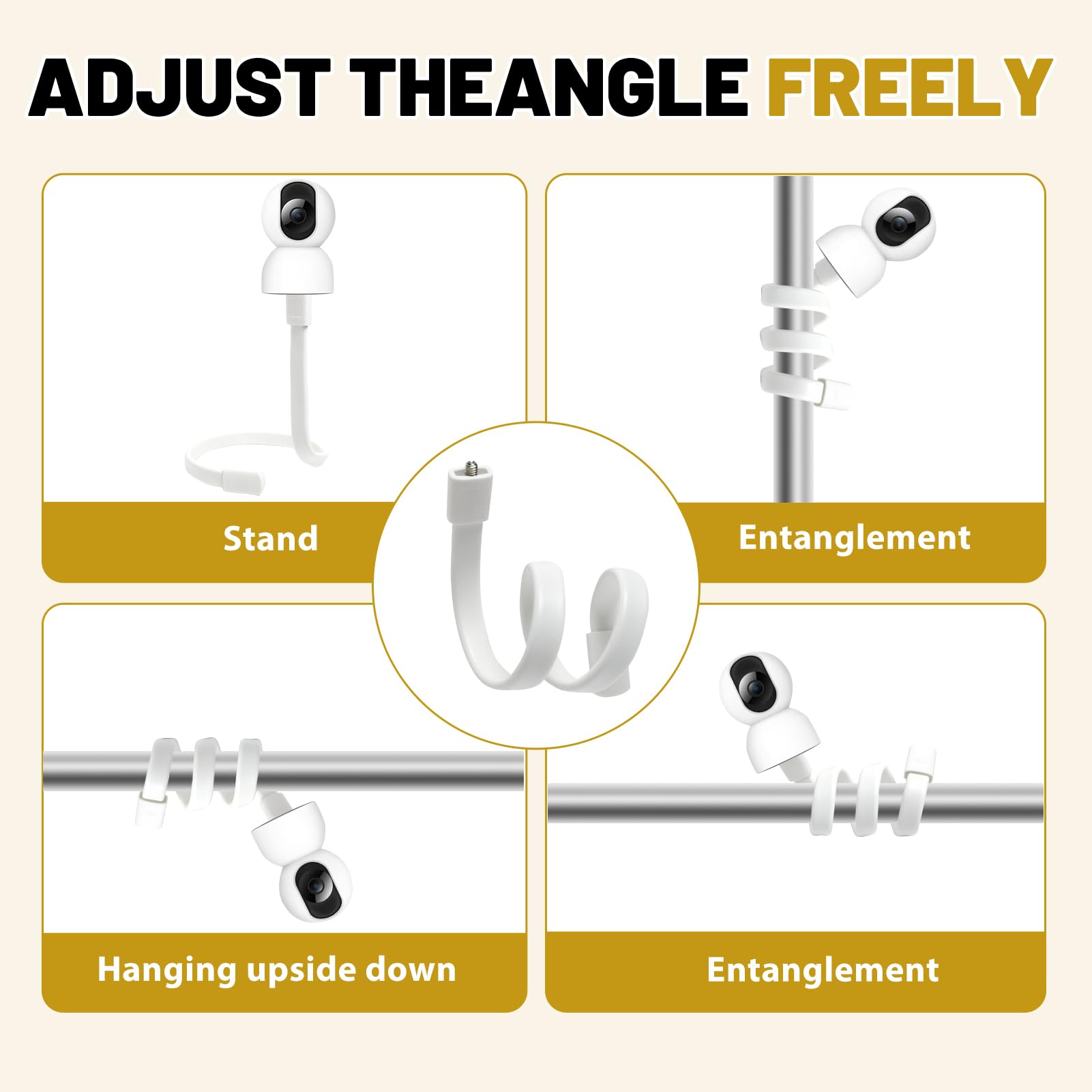 Supporto Flessibile Per Baby Monitor - Universale, Regolabile, Per Presepi Senza Forare - Foto 5