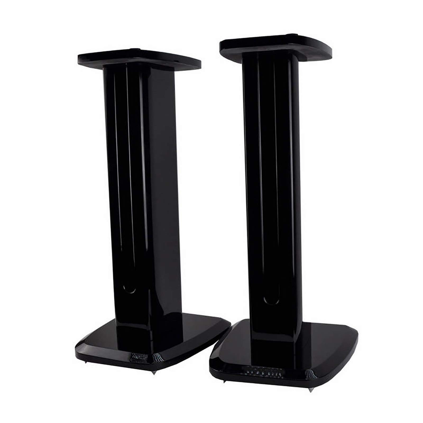 BTZHY Speaker Stands,A Pair of Universal Holds Satellite & Small Bookshelf Speakers, Piano Paint Construction Style, Easy to Assemble