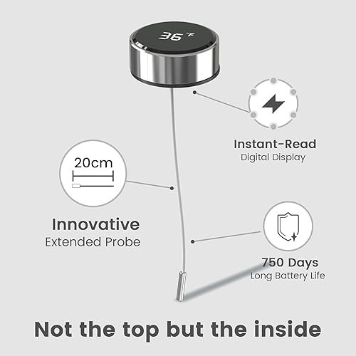Miniatura 8 de KEKHEALTH Enfriador de insulina inteligente con pantalla de temperatura de viaje con etiqueta de viaje médica QR, enfriador de medicamentos para