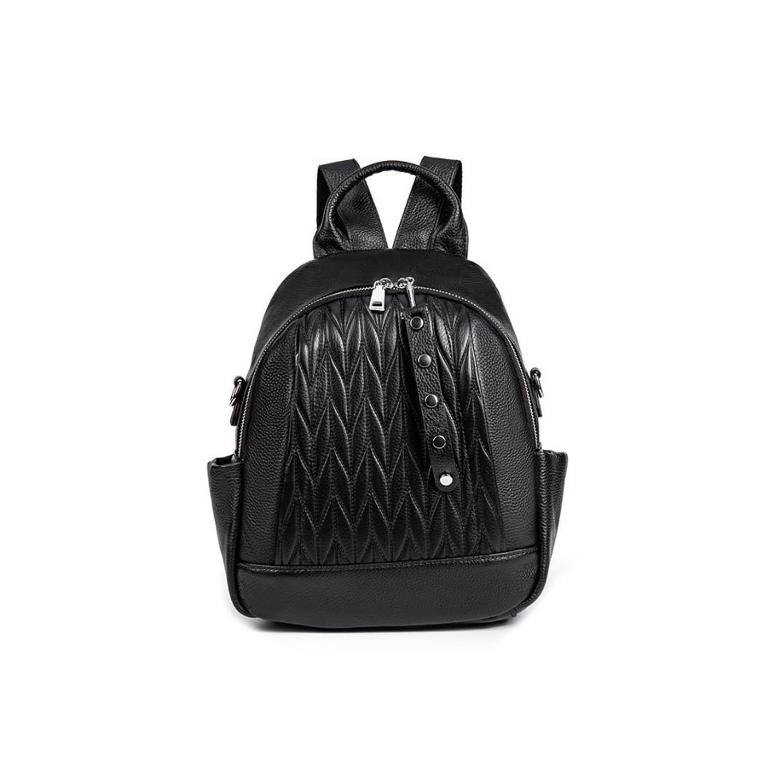 YOGISUYOGISU Back To School Backpacks, Women's Leather Backpack, The First Layer Of Cowhide, Backpack, Leisure And All-match Backpack