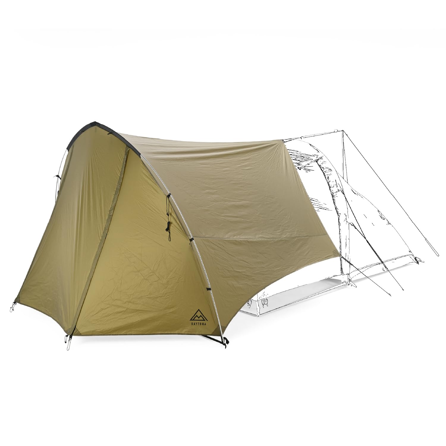 Amazon | デイトナ(Daytona) シェルター テント 1~2人テント用 後付け